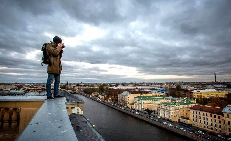 St Petersburg rooftop tour